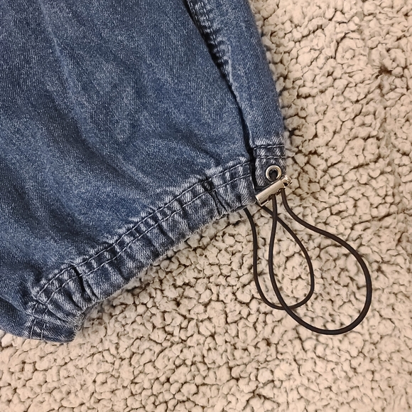 GARAGE cargo parachute denim pants - Picture 4 of 6